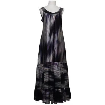 Robe longue (Noir, Violet, Gris) de Wet Soie
