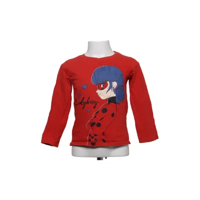 Lange mouwen shirt (Rood, Zwart, Blauw) van Miraculous Katoen