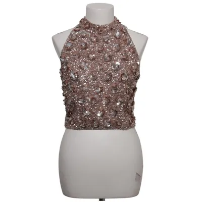 Top (Beige) from Lace & Beads Polyester