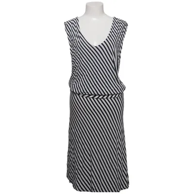 Jurk (Blauw, Wit) van WE Fashion Viscose