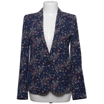 Blazer (Blå, Flerfarvet) fra IKKS Cupro, Elastan, Polyester