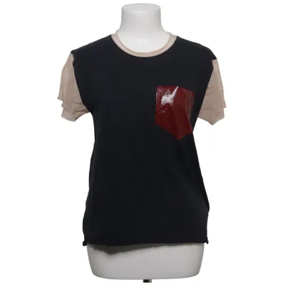 T-shirt (Blue, Beige, Red) from Zara Collection Polyester, Polyurethane