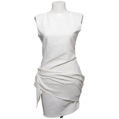 Robe (Blanc) de NA-KD Élasthane, Polyester, Viscose