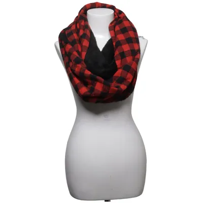 Écharpe tube (Rouge, Noir) de EMP Coton, Polyester