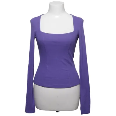 Långärmad t-shirt (Lila) från Bik Bok Elastan, Viskos