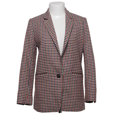 Blazer (Rød, Blå, Sort) fra Sandro Bomuld, Polyamid, Viscose, Uld