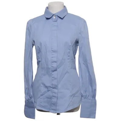 Chemise (Bleu) de Mango Suit Coton, Élasthane