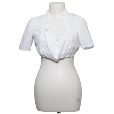 Dirndl blouse (White) from Wenger Cotton, Polyester