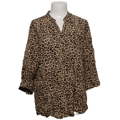 Bluse (Beige, Brun, Sort) fra E&D