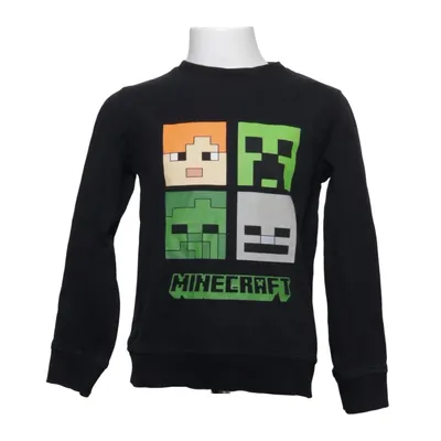 Collegetröja (Svart, Flerfärgad) från Minecraft Bomull