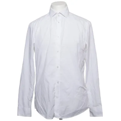 Chemise (Blanc) de H&M Man Coton, Polyester