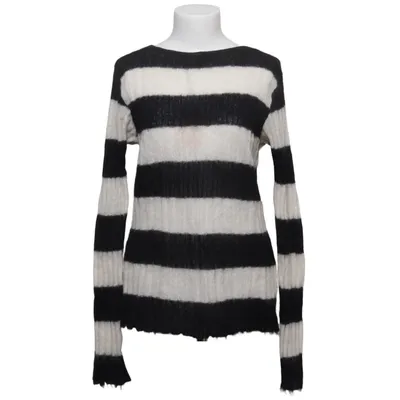 Sweater (Sort, Hvid) fra Olars Ulla Akryl, Mohair