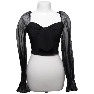 Crop Top (Schwarz) von Topshop Polyamid, Polyester