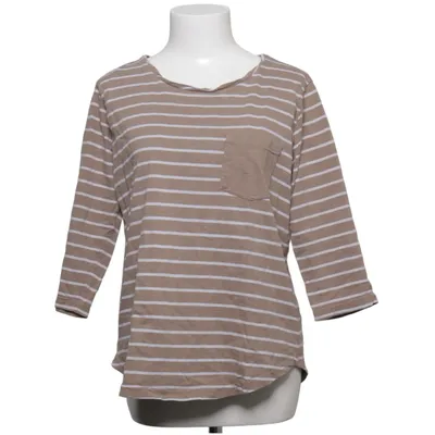 Långärmad t-shirt (Beige, Vit) från Deerberg Bomull