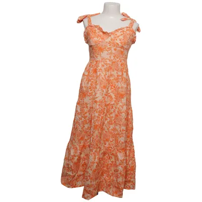 Maxi dress (Orange, White) from Dorothy Perkins Cotton, Linen