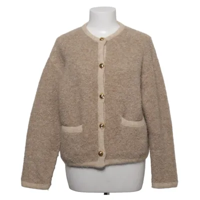 Cardigan (Beige) van Malina Alpacawol, Elastaan, Merinowol, Polyamide