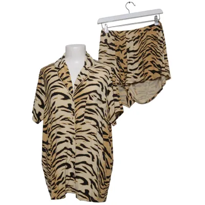Pyjamas (Beige, Svart) från Skims Elastan, Modal