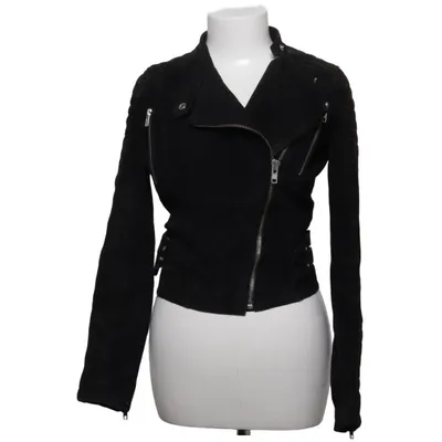 Biker jacket (Black) from Meotine Suede