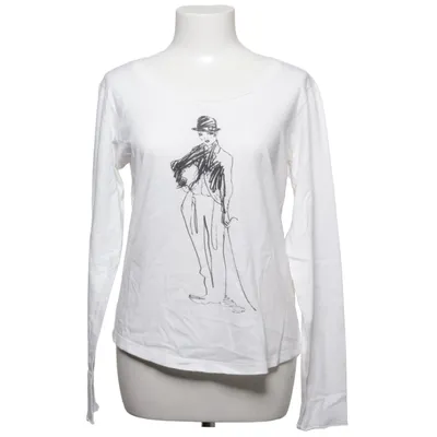 T-shirt à manches longues (Blanc) de Lovisa Burfitt Bambou, Coton