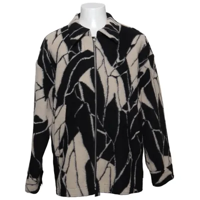 Jakke (Sort, Hvid) fra Soaked Polyester, Uld