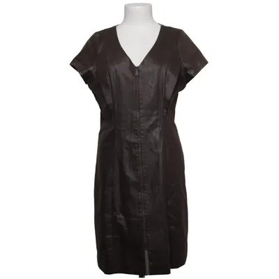 Klänning (Brun) från By Groth Acetat, Bomull, Elastan, Polyester