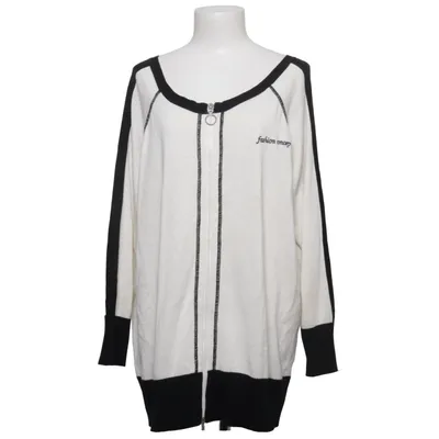Cardigan (Blanc, Noir) de Ixelle Acrylique, Coton