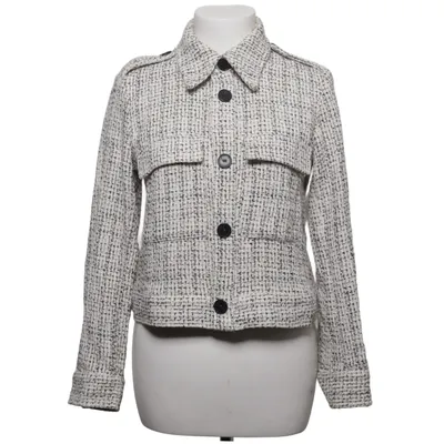 Jacke (Weiß, Schwarz) von Zara Baumwolle, Polyester