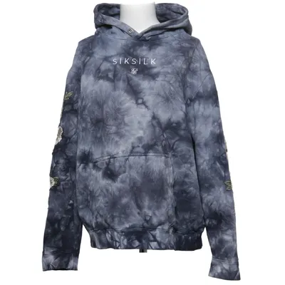 Huvtröja (Grå, Flerfärgad) från SikSilk Bomull, Polyester