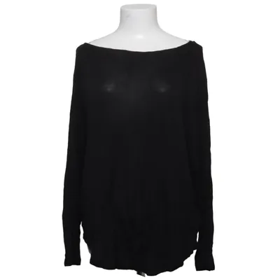 Langærmet t-shirt (Sort) fra H&M+ Viscose