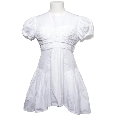 Dress (White) from Cecilie Bahnsen Cotton, Elastane, Polyamide