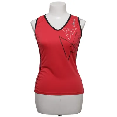 Sports tank top (Red, Black) from Gonso Elastane, Polyester