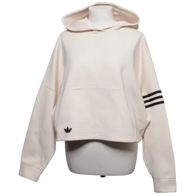 Huvtröja (Beige) från Adidas Bomull, Återvunnen polyester