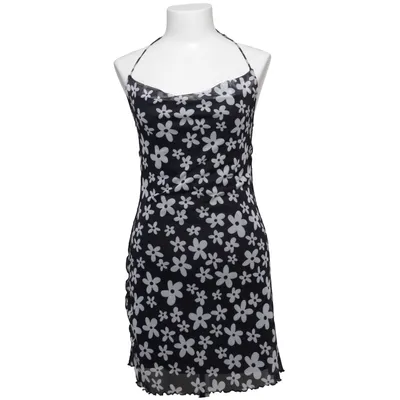 Klänning (Svart, Vit) från Bershka Polyester