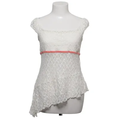 Top (Wit, Roze) van Urban Outfitters Elastaan, Polyamide, Polyester