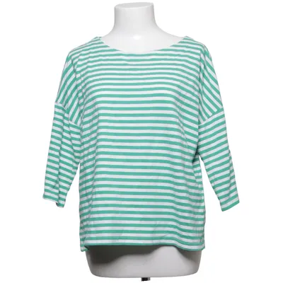 Långärmad t-shirt (Grön, Vit) från Fransa Bomull, Elastan