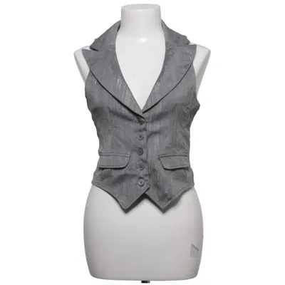 Suit vest (Gray) from Clockhouse Elastane, Metallic fiber, Polyester, Viscose