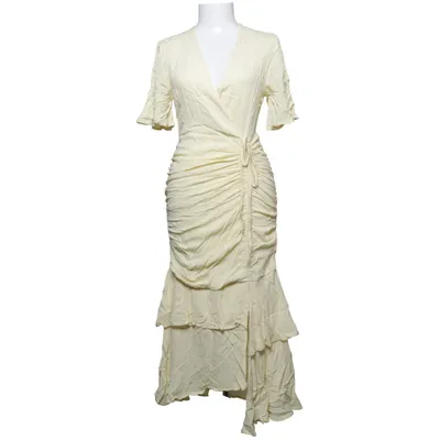 Wrap dress (Yellow) from Aéryne Polyester, Viscose