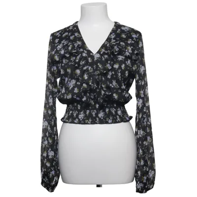 Blouse portefeuille (Noir, Multicolore) de Bubbleroom Polyester