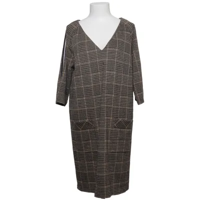 Klänning (Svart, Beige, Flerfärgad) från Oui Elastan, Polyester, Viskos