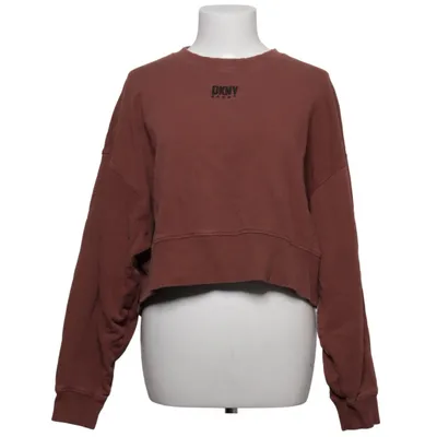 Collegetröja (Brun) från DKNY Sport Bomull, Elastan