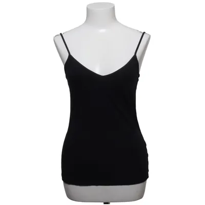Tanktop  (Sort) fra H&M Basic Elastan, Bomuld