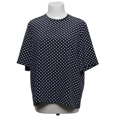 Top (Blue, White) from Eastex Polyester