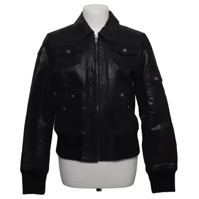 Jacket (Black) from Snap Shot Acrylic, Cotton, Elastane, Polyester