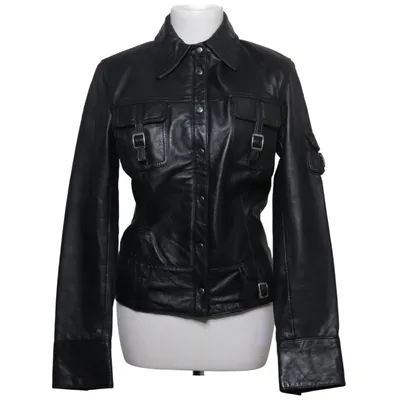 Veste en cuir (Noir) de Gipsy Cuir, Polyester