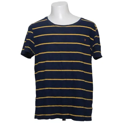 T-shirt (Blå, Gul) från Farah Vintage Bomull