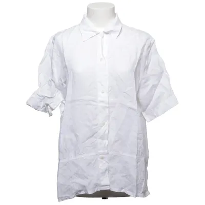 Short sleeve shirt (White) from Nadine H Linen