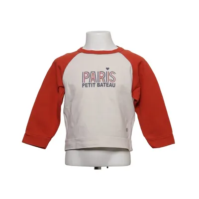 Sweatshirt (Rouge, Blanc) de Petit Bateau Coton