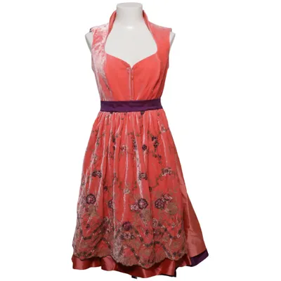 Dirndl (Pink, Lilla, Flerfarvet) fra Astrid Söll Bomuld, Polyester