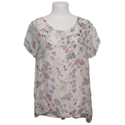 Top (Beige, Flerfarvet) fra Giusy Elastan, Silke, Viscose