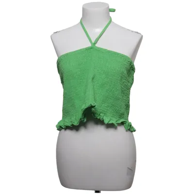Halter neck top (Green) from Collusion Cotton, Linen